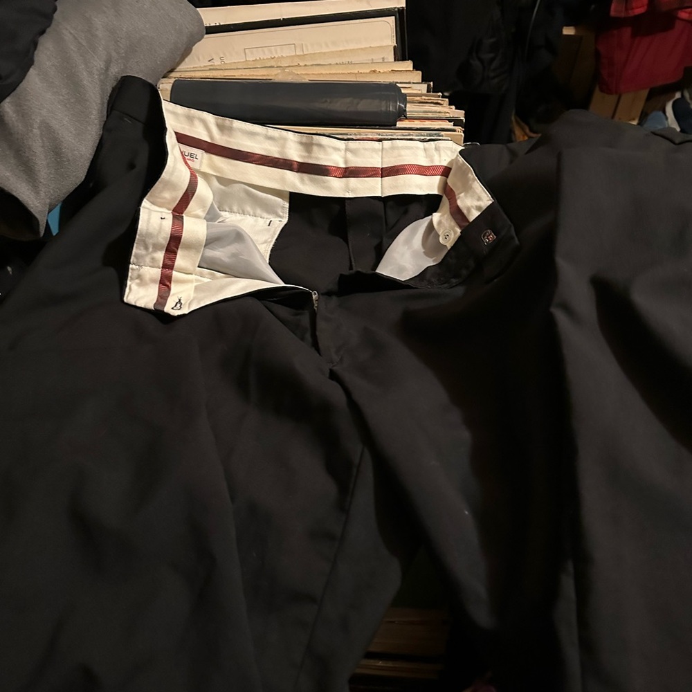 Emanuel Ungaro Black Dress Pants